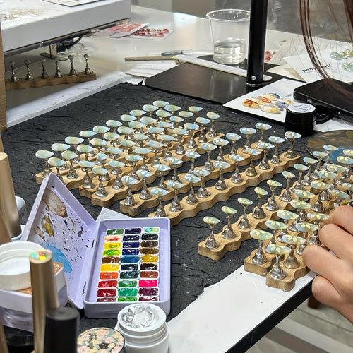 144pcs Multi-Style Handmade False Nail Set | Featuring Various Nail Art Styles, Suitable For Women And, Trendy Women, Perfect For Daily Use And Parties, Made of ABS, Mixed Color System, Square Shape, Middle Length, Glossy End