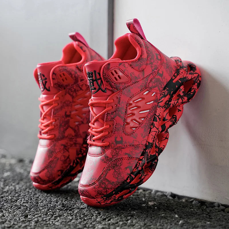 Luxury Designer Men's Sneakers Casual Platform Fashion Blade Loafers Running Shoes Male Tenis