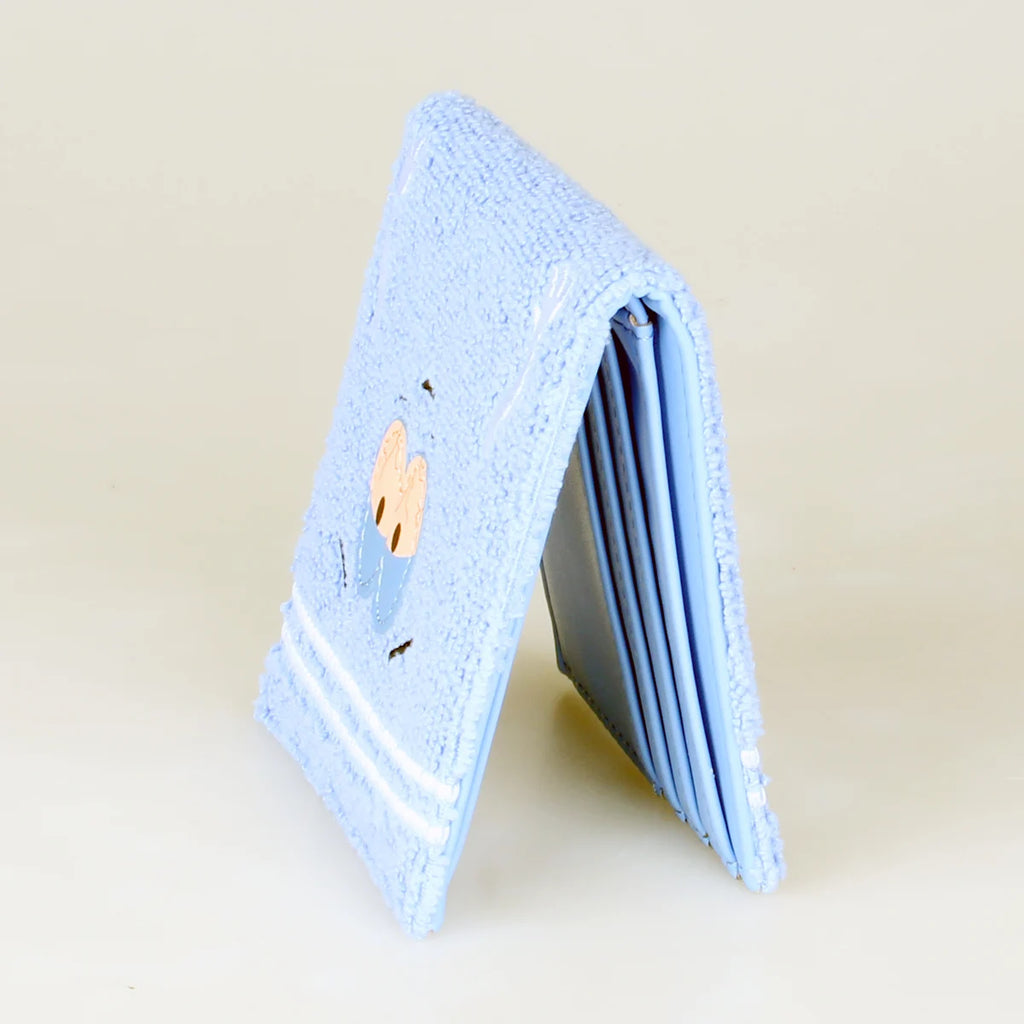 High-Quality Towel Cloth Bi-Fold Wallet Fashion Personalized Card Holder ID Card Slot