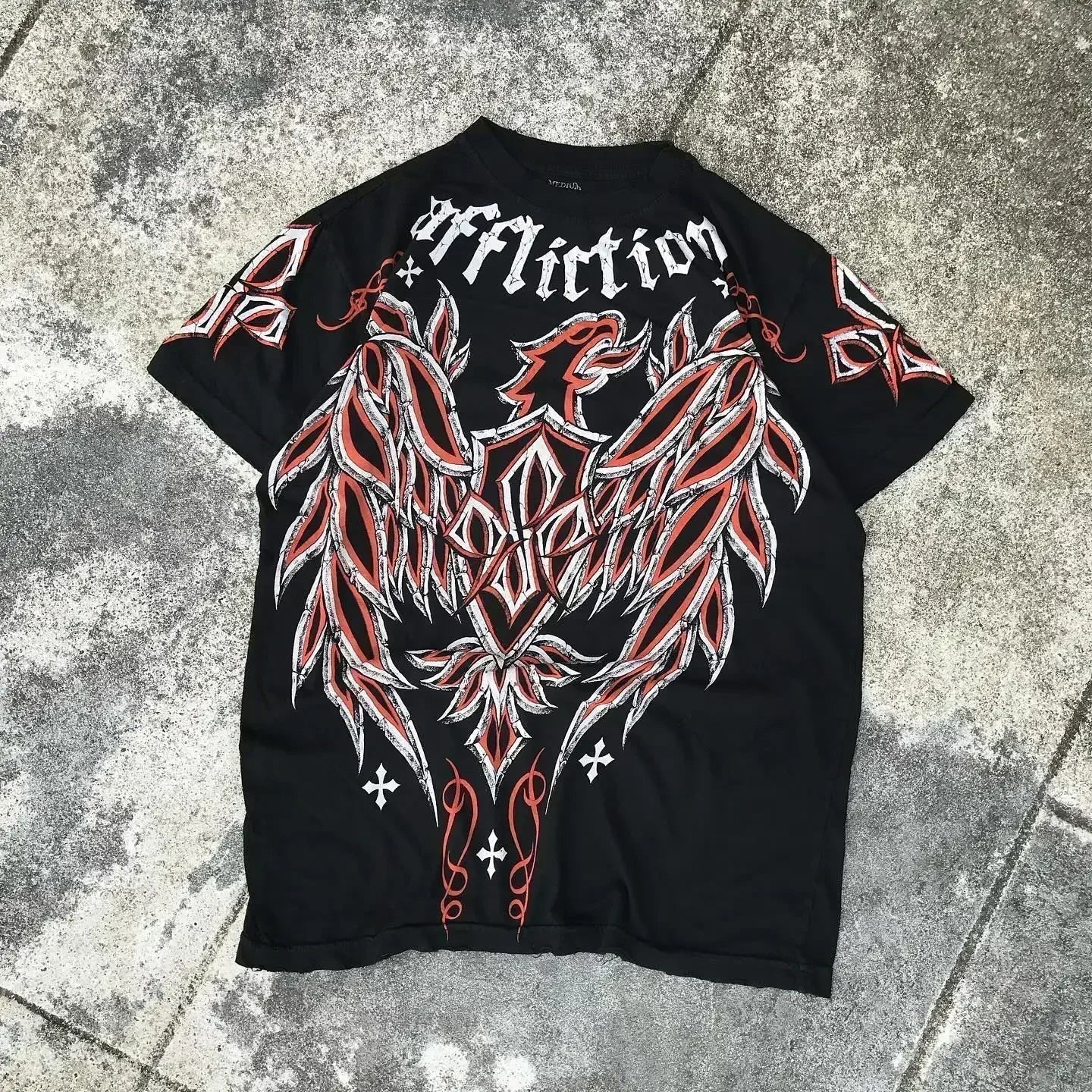 Y2K American Skull Pattern Long Sleeved T Shirt Fashion Round Neck Oversized T Shirt New Mens Womens Casual Gothic Clothing Tops