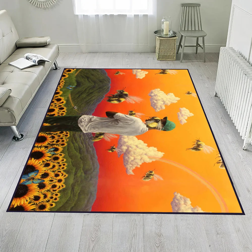 Rapper Tyler The Creator Door Mat Entrance Non-slip Washable Kitchen Carpet Living Room Hallway Rug Bathroom Decoration