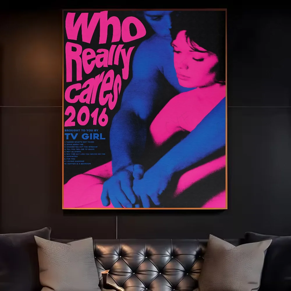 Tv Girl French Exit Lovers Rock Poster HD art canvas painting home living room bedroom bar aesthetic decoration