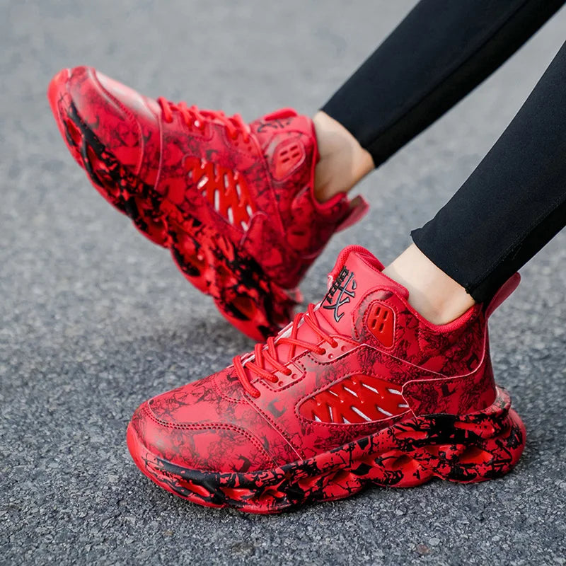 Luxury Designer Men's Sneakers Casual Platform Fashion Blade Loafers Running Shoes Male Tenis