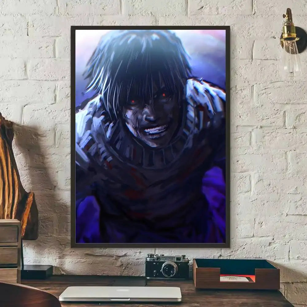 Kaisen Fushiguro Toji Anime Poster HD Art Sticky Wall Waterproof Home Living Room Bedroom Bar Aesthetic Decoration