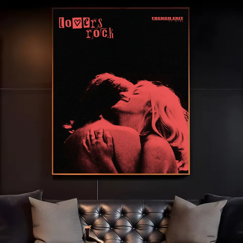 Tv Girl French Exit Lovers Rock Poster HD art canvas painting home living room bedroom bar aesthetic decoration