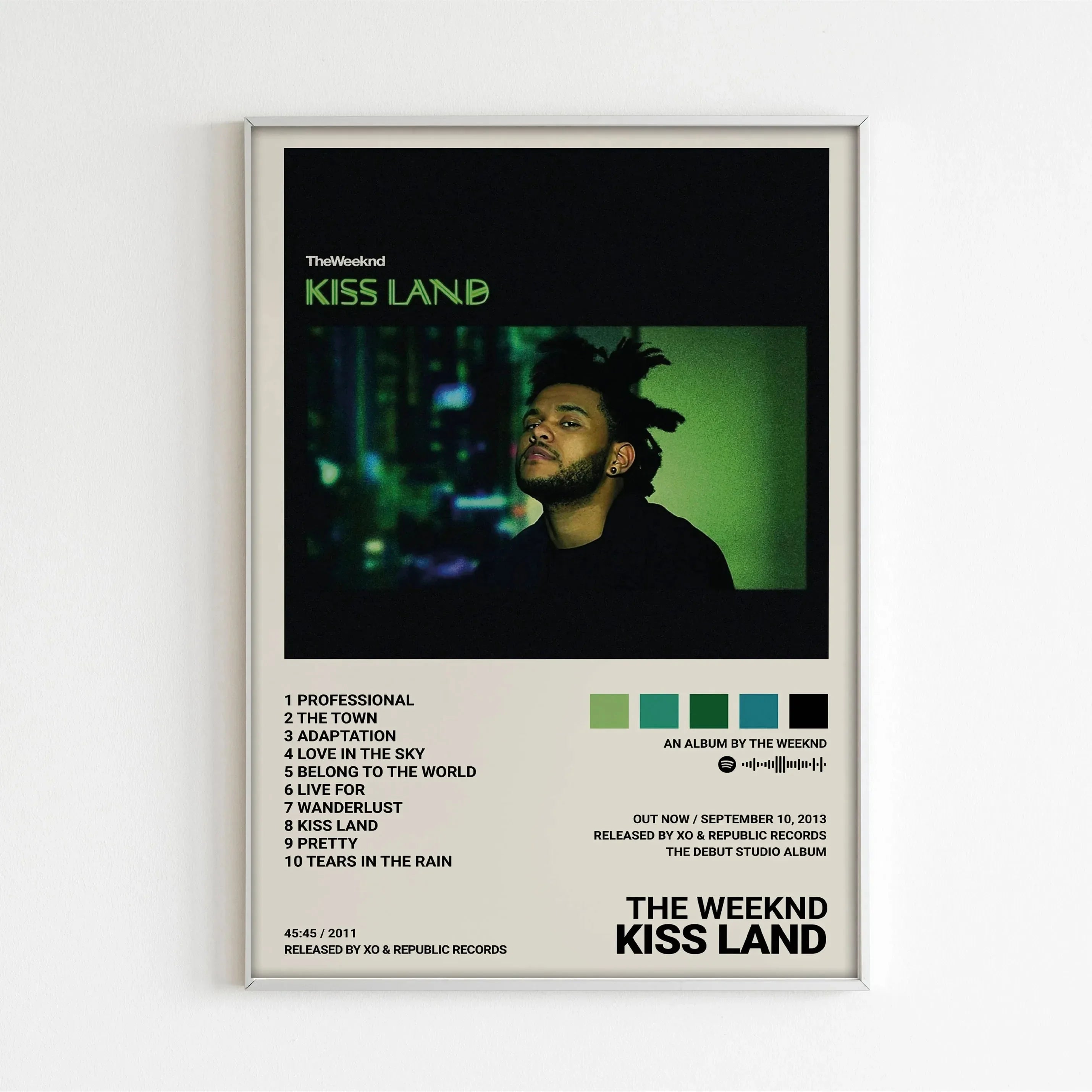 Hip Hop Print Posters Music Album Star The Weeknd For Living Room Canvas Painting Art Home Decoration Wall Decor Picture Gift