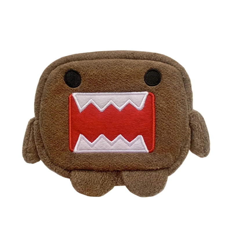 Domo Kun Plush Multi Storage Bag Makeup Organizer Pouch Kawaii Cute Coin Purse Wallet Cosmetic Bags Beauty Vanity Case