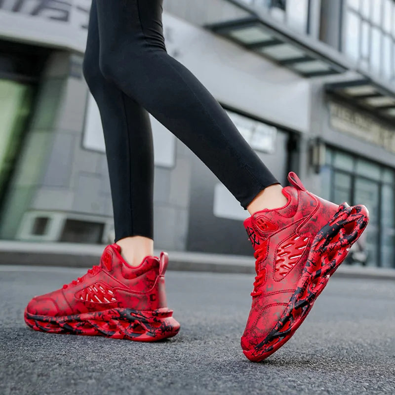 Luxury Designer Men's Sneakers Casual Platform Fashion Blade Loafers Running Shoes Male Tenis