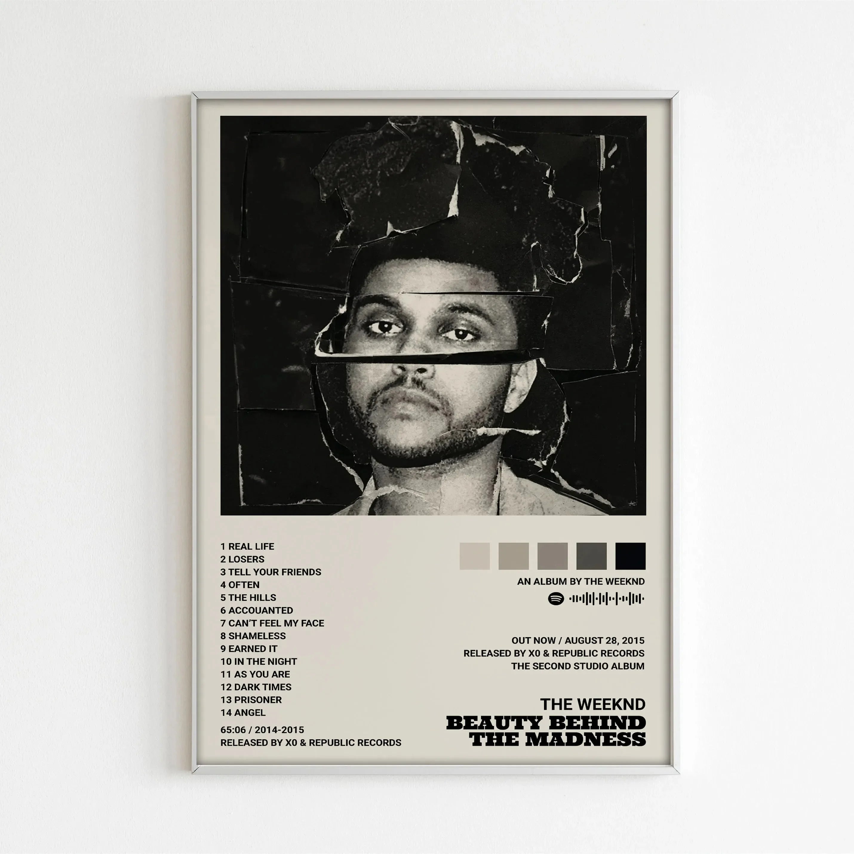 Hip Hop Print Posters Music Album Star The Weeknd For Living Room Canvas Painting Art Home Decoration Wall Decor Picture Gift