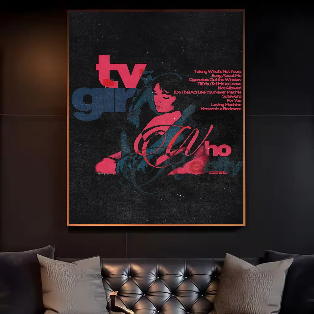 Tv Girl French Exit Lovers Rock Poster HD art canvas painting home living room bedroom bar aesthetic decoration