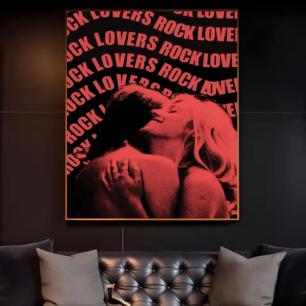 Tv Girl French Exit Lovers Rock Poster HD art canvas painting home living room bedroom bar aesthetic decoration