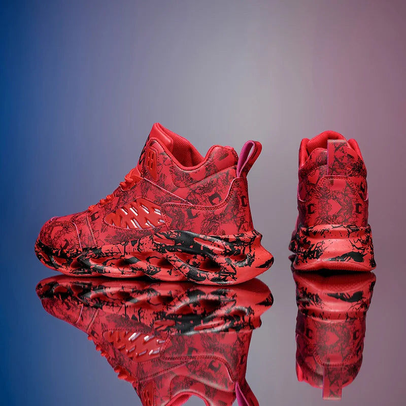 Luxury Designer Men's Sneakers Casual Platform Fashion Blade Loafers Running Shoes Male Tenis