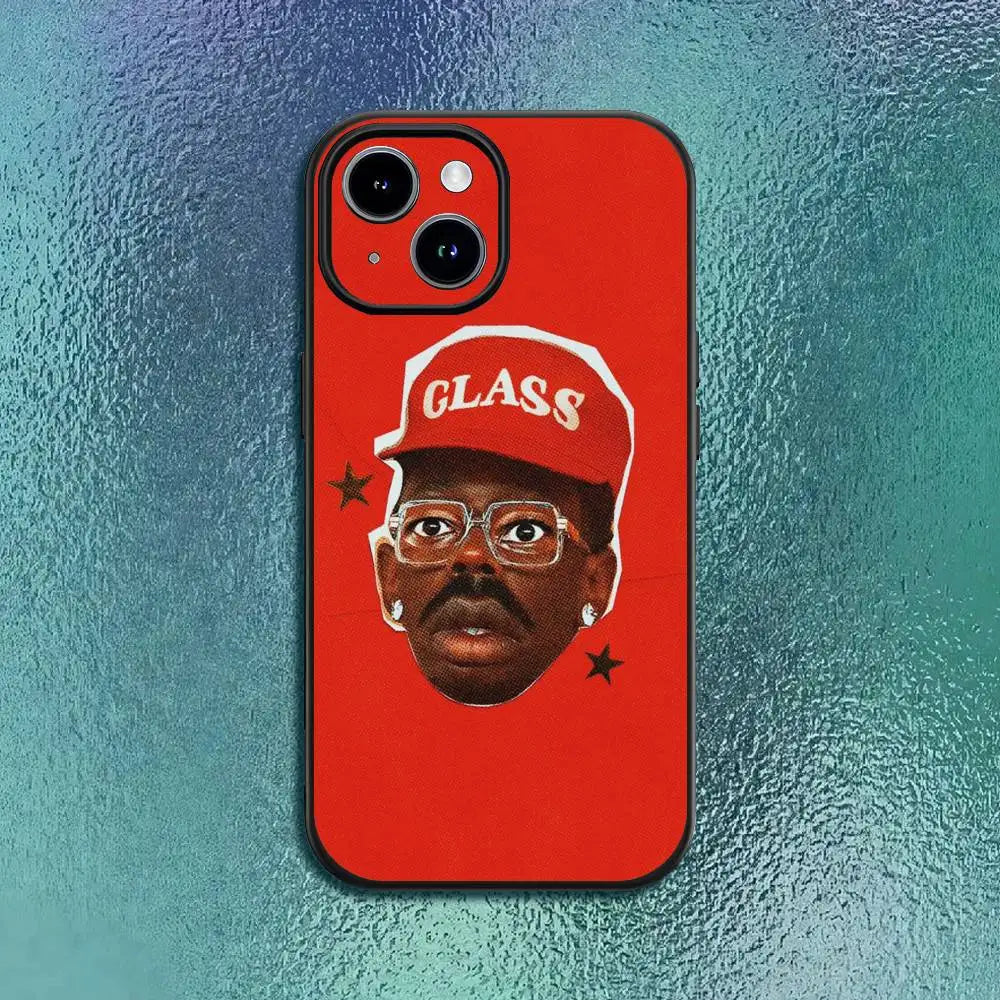 Tyler rapper the hot creator Phone Case For IPhone 17 12 13 14 15 16Pro Max  Plus Classic black soft shell