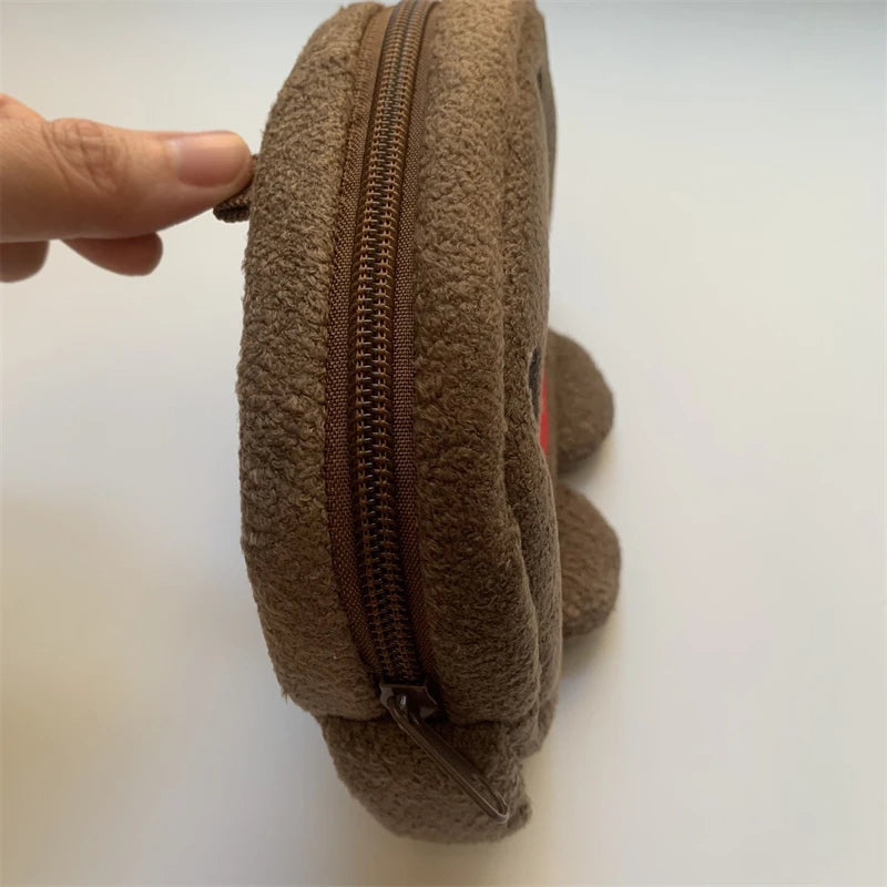 Domo Kun Plush Multi Storage Bag Makeup Organizer Pouch Kawaii Cute Coin Purse Wallet Cosmetic Bags Beauty Vanity Case