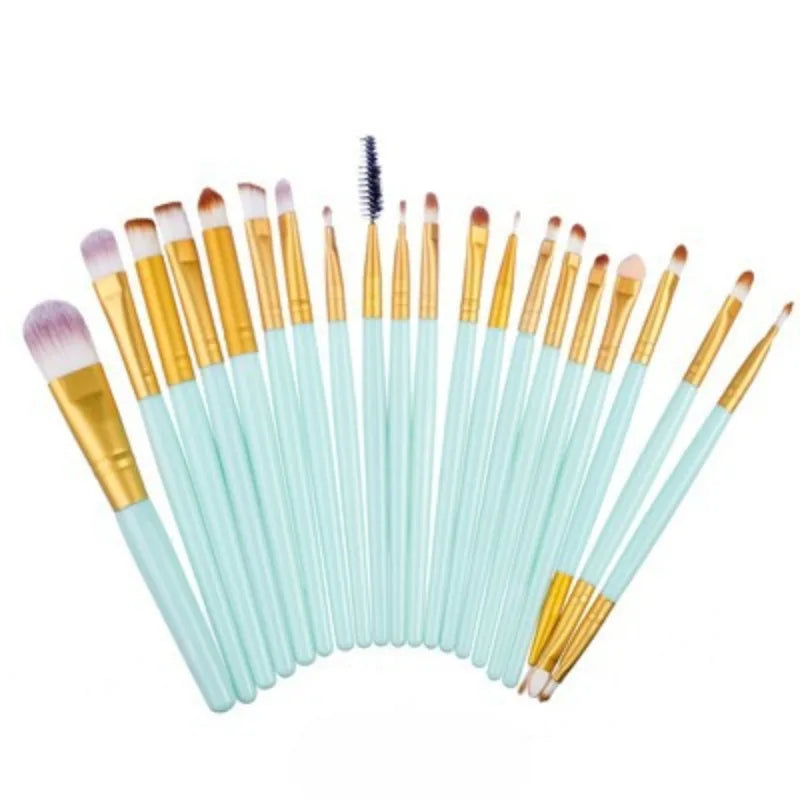 20pcs Eye brush Complete eyeshadow Brush Beauty Tool Explosive neutral logo Free Eyeliner brush