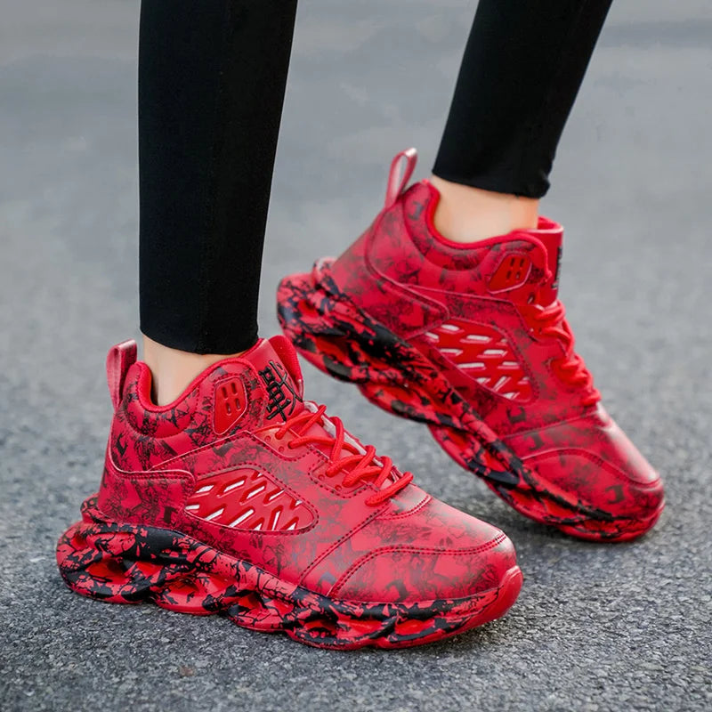 Luxury Designer Men's Sneakers Casual Platform Fashion Blade Loafers Running Shoes Male Tenis