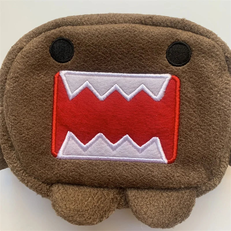 Domo Kun Plush Multi Storage Bag Makeup Organizer Pouch Kawaii Cute Coin Purse Wallet Cosmetic Bags Beauty Vanity Case