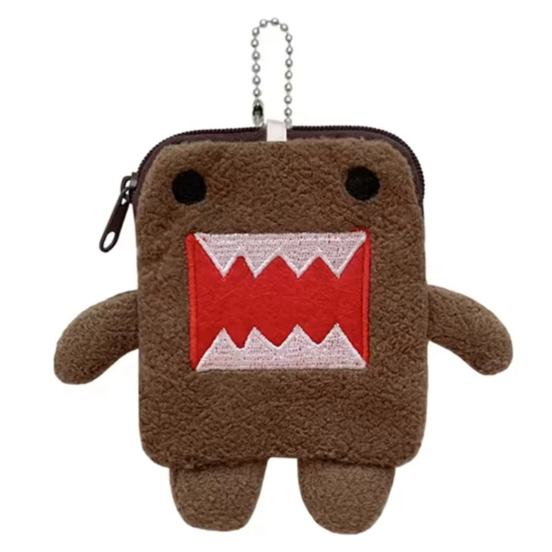 Domo Kun Plush Coin Purse Cute Keychain Wallet Anime Body Mini Small Coin Pouch Case