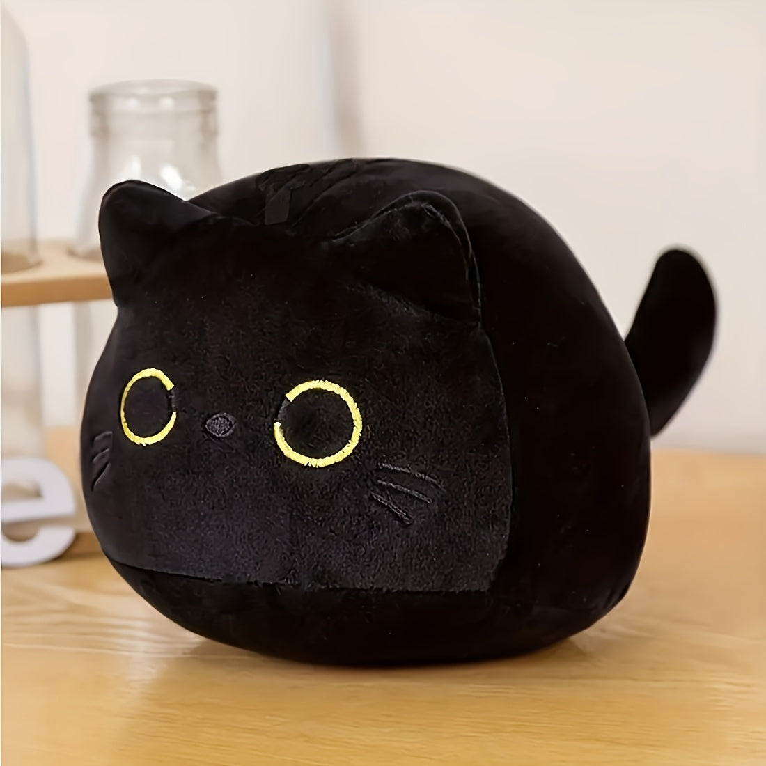 Adorable Soft Plush Toys of Black Cats, Perfect As High-Quality Gifts for Christmas Or Birthdays, And Great for Room Decor